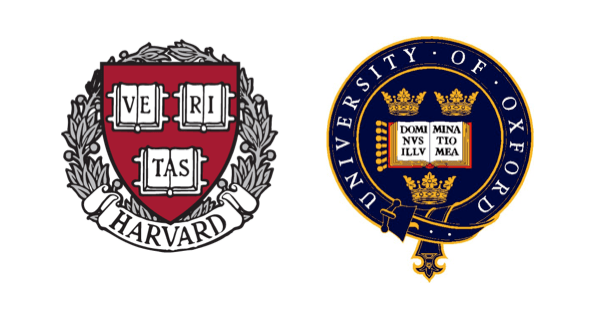 Logos Oxford y Hardvard